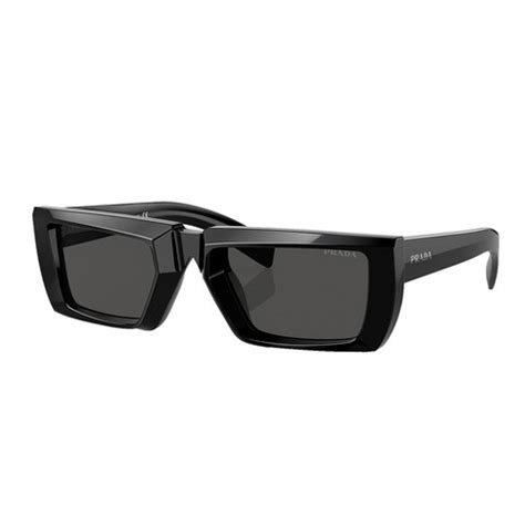 prada pr 24ys on face|Prada™ PR 24YS Rectangle Sunglasses .